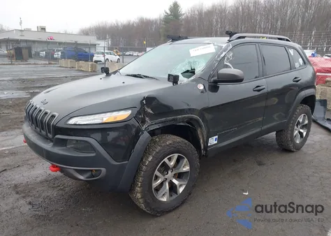 2015 Jeep Cherokee Trailhawk из США, поврежденный, VIN 1C4PJMBS5FW550611